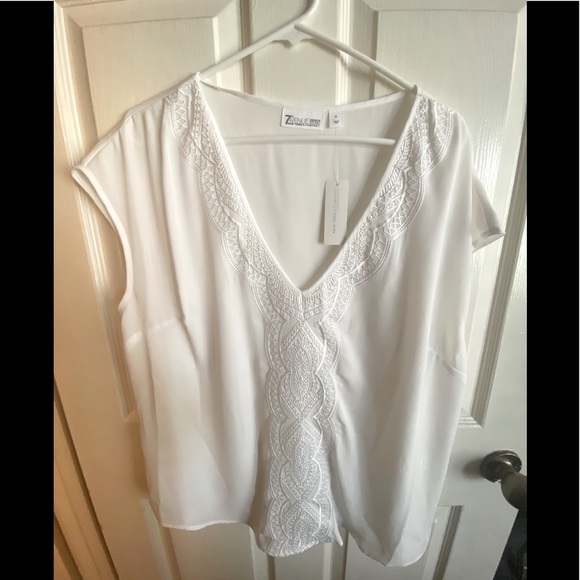 NWT NY&Co White blouse - Picture 1 of 3